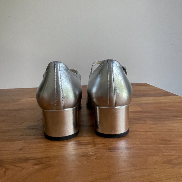 Carel Kina Silver leather Mary Janes - 38 - Picture 6 of 6